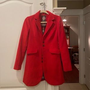 Free People Red Coat